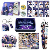 STRAYKIDS MAGIC SCHOOL Gift Set LOMOCARD Keychain Ins-Card Sticker Lanyard Tape Gift box